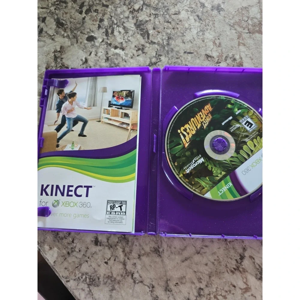 Kinect Adventures XBOX 360 Kinect Sensor Game River Rush W/Manual